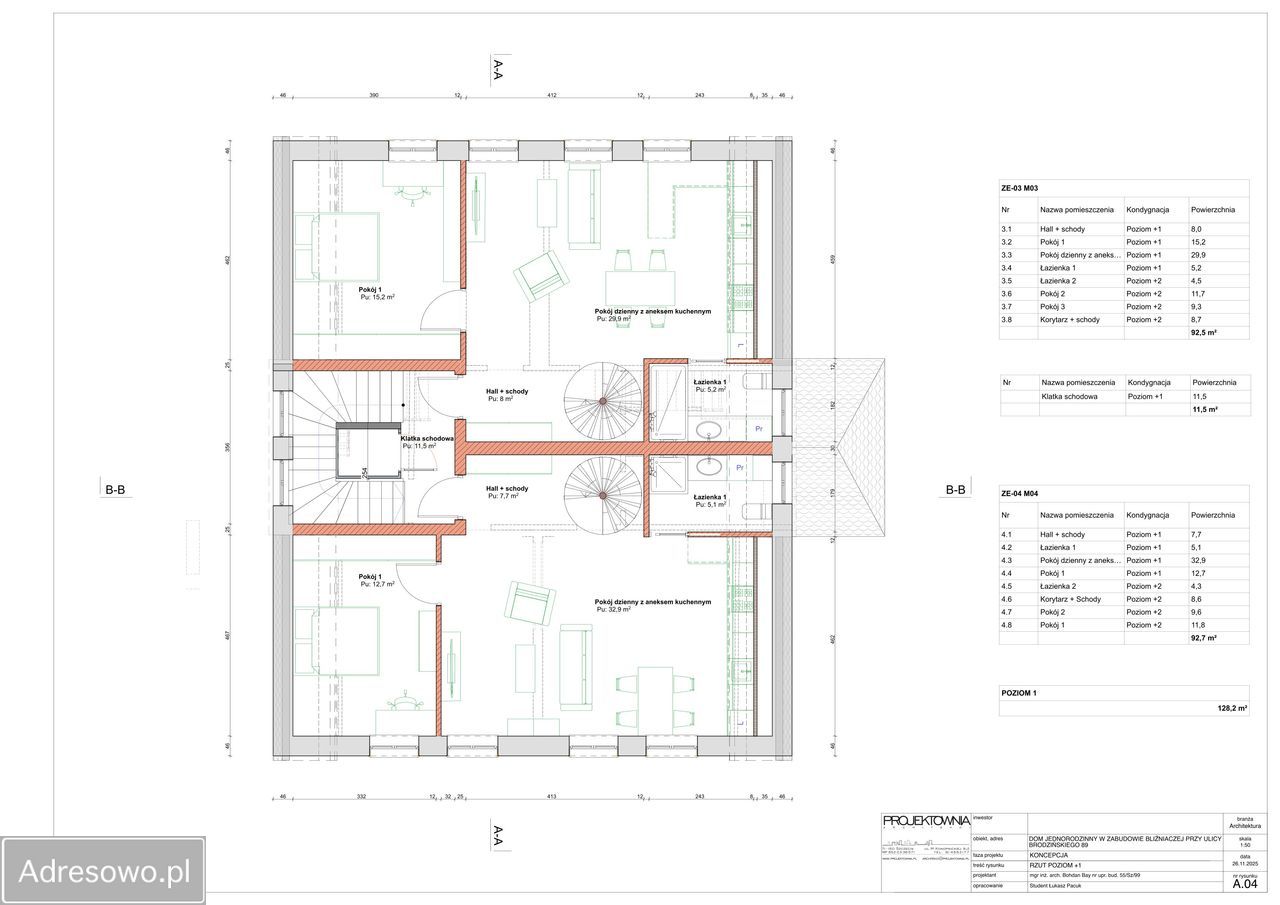 dom wolnostojący, 8 pokoi Szczecin Pogodno, ul. Kazimierza Brodzińskiego. Zdjęcie 5