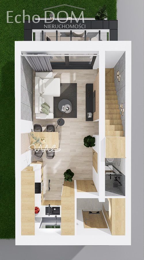 dom szeregowy, 3 pokoje Kraków Swoszowice, ul. Mirosława Krzyżańskiego. Zdjęcie 7