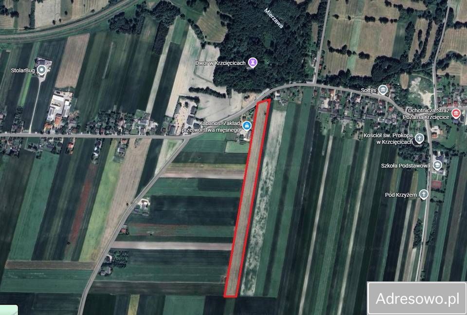 Działka siedliskowa Mierzyn