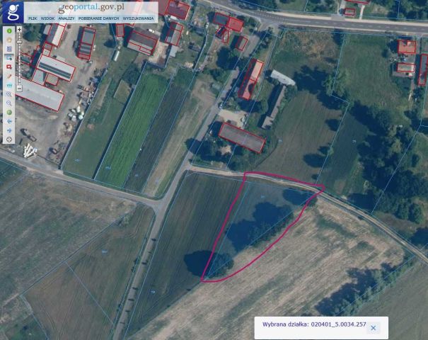 Działka budowlana Witoszyce. Zdjęcie 1