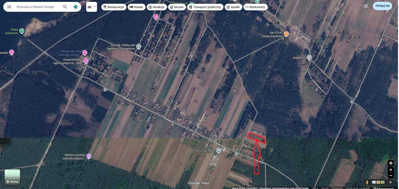 Działka budowlana Karolinów. Zdjęcie 1