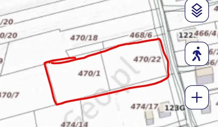 Działka rolno-budowlana Zawada