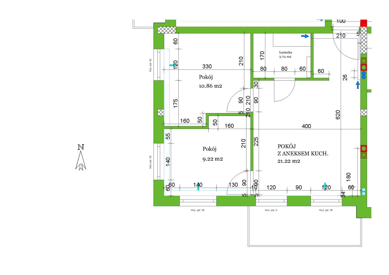 Mieszkanie 3-pokojowe Lublin Czechów Górny, ul. Koncertowa. Zdjęcie 13