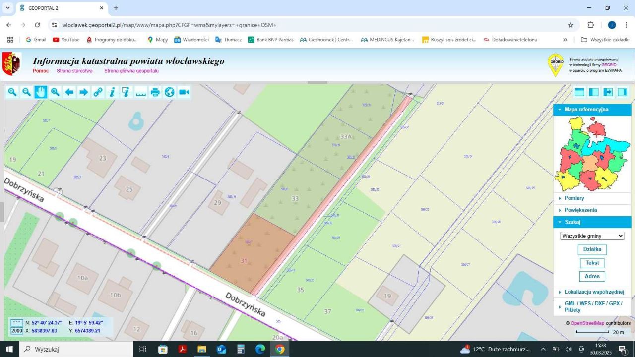 Działka budowlana Szpetal Górny, ul. Dobrzyńska. Zdjęcie 4