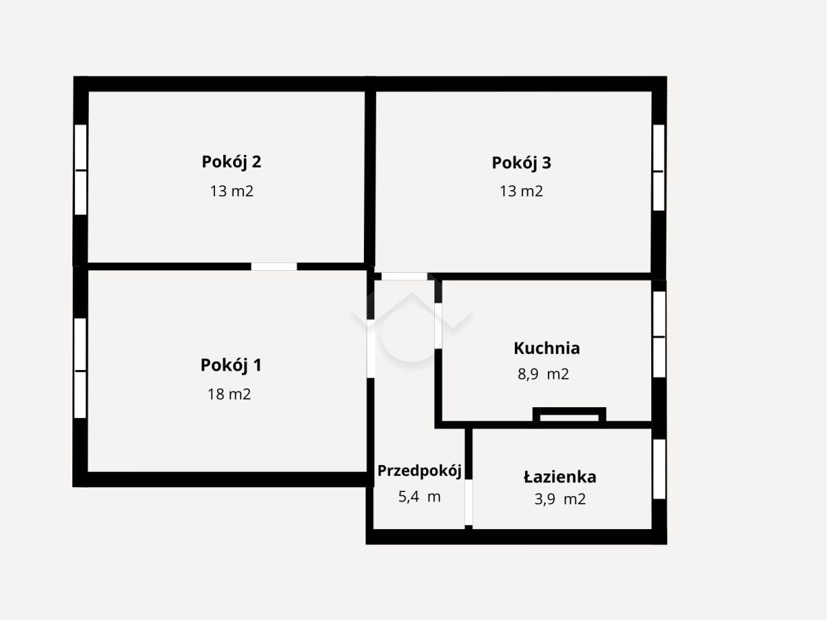 Mieszkanie 3-pokojowe Wrocław Huby, ul. Sernicka. Zdjęcie 16