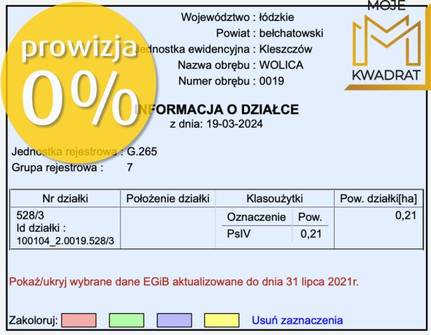 Działka budowlana Wolica. Zdjęcie 5