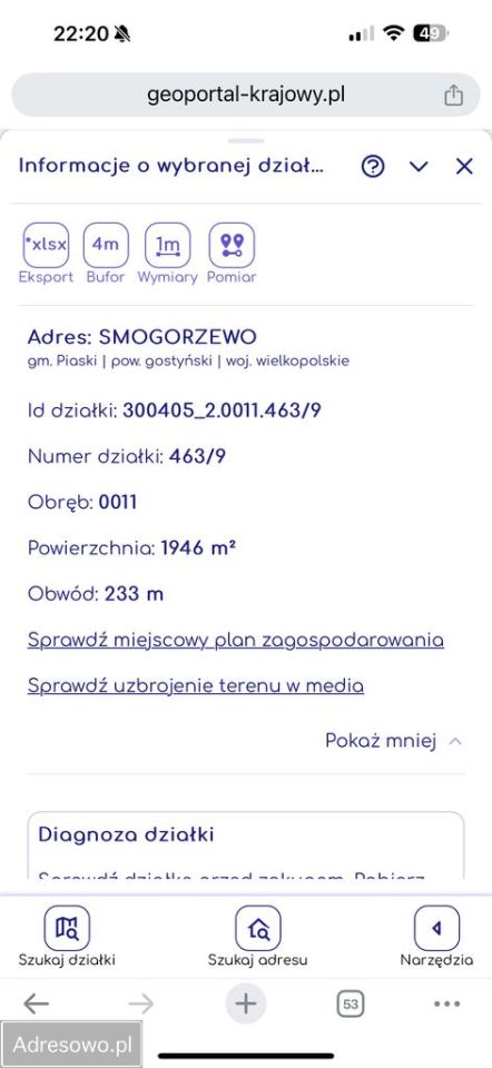 Działka budowlana Smogorzewo. Zdjęcie 3