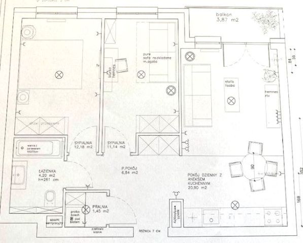 Mieszkanie 3-pokojowe Wrocław Stare Miasto, ul. Tęczowa. Zdjęcie 24
