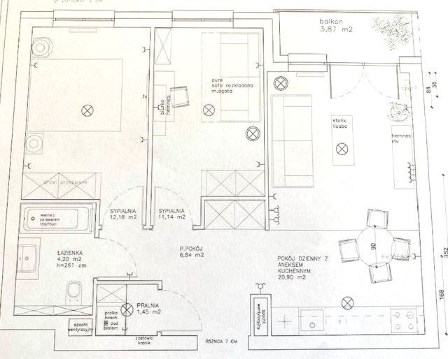 Mieszkanie 3-pokojowe Wrocław Stare Miasto, ul. Tęczowa. Zdjęcie 24