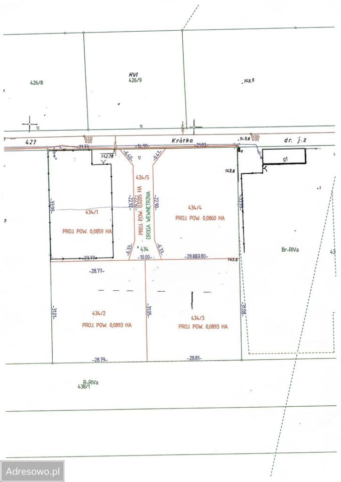 Działka budowlana Topola Mała, ul. Krótka. Zdjęcie 6