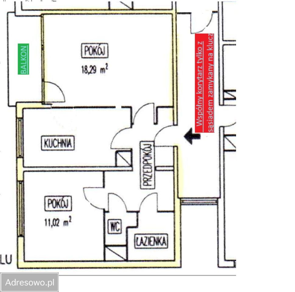 Mieszkanie 2-pokojowe Wrocław Nowy Dwór, ul. Rogowska. Zdjęcie 14