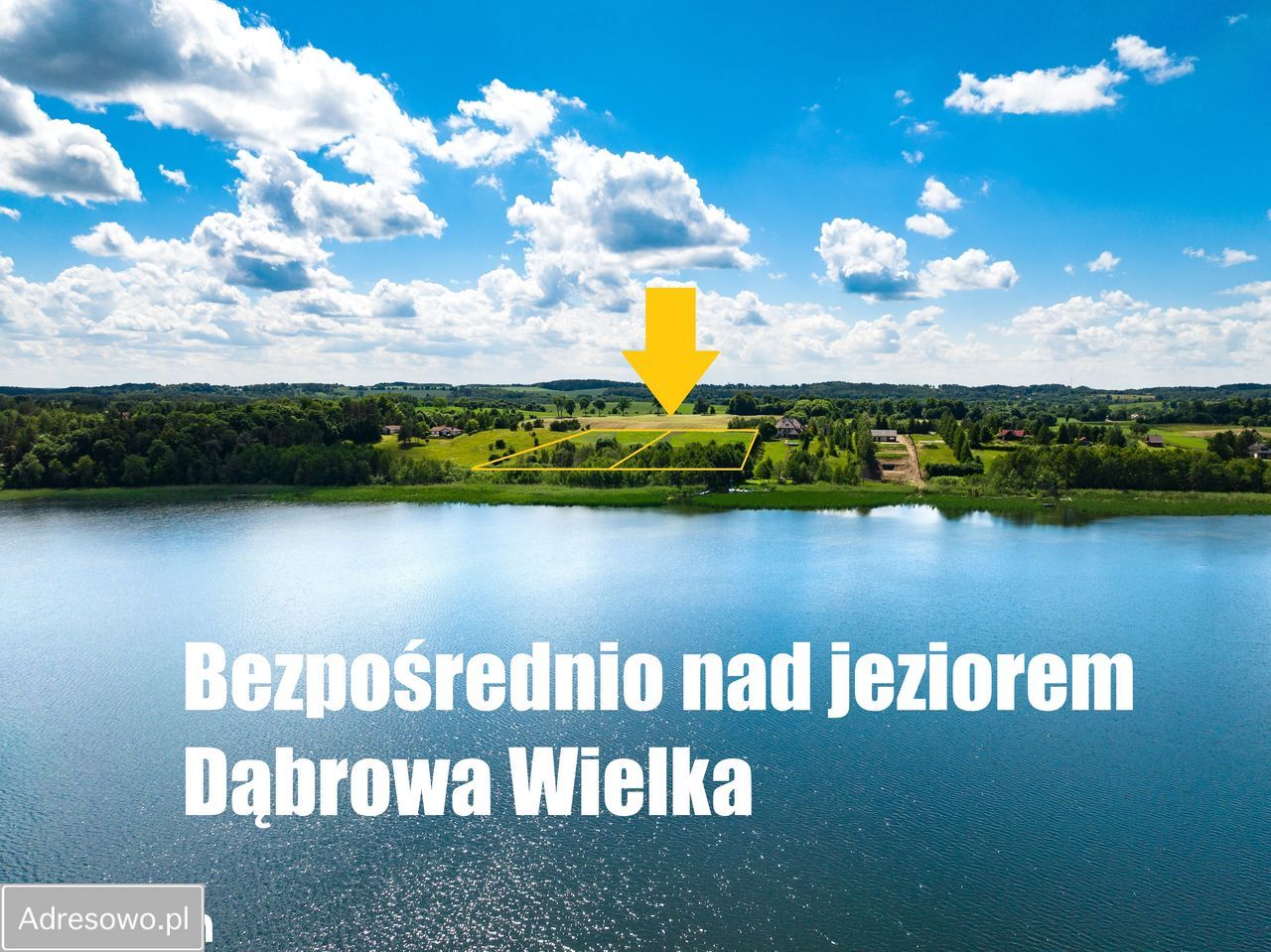 Działka budowlana Dąbrówno, ul. Dębowa. Zdjęcie 1