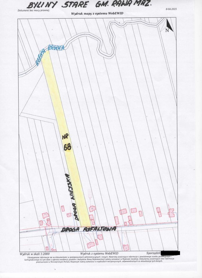 Działka rolno-budowlana Stare Byliny. Zdjęcie 2