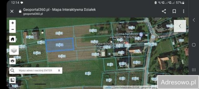 Działka budowlana Nowy Sącz Zawada. Zdjęcie 1