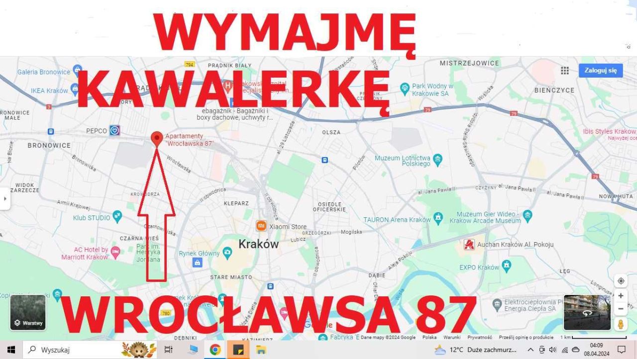 Mieszkanie 1-pokojowe Kraków Krowodrza, ul. Wrocławska. Zdjęcie 2