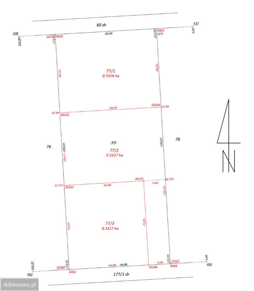 Działka budowlana Siedliska. Zdjęcie 2