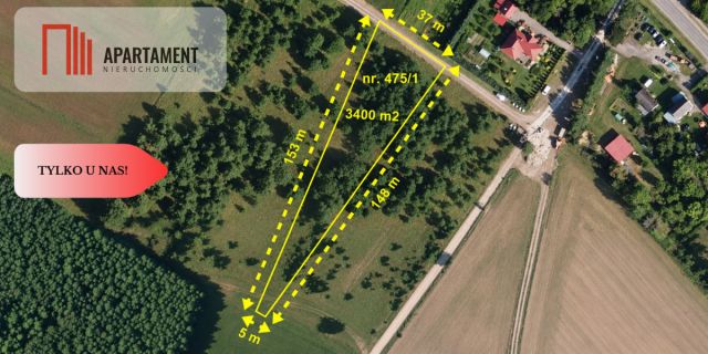 Działka budowlana Brzezie. Zdjęcie 7