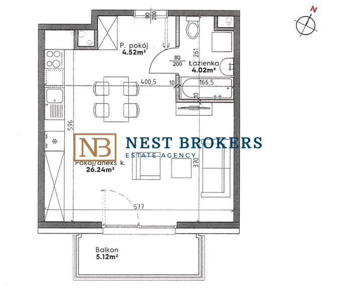 Mieszkanie 1-pokojowe Kraków Krowodrza, ul. Piaszczysta. Zdjęcie 15