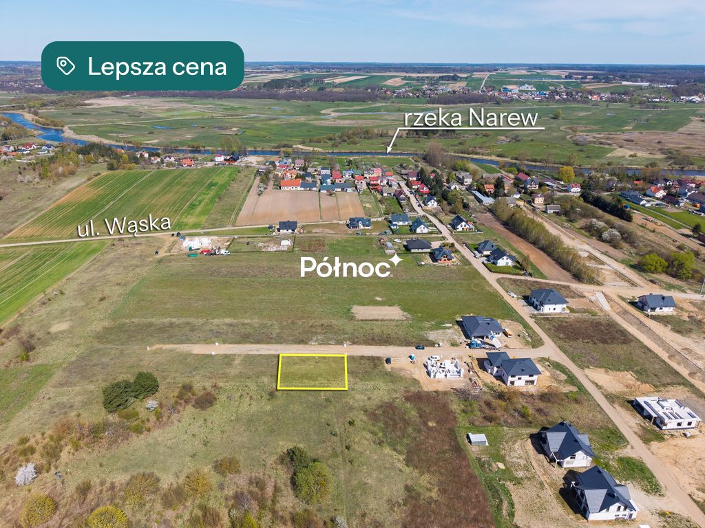 Działka budowlana Łomża, ul. Wąska. Zdjęcie 1