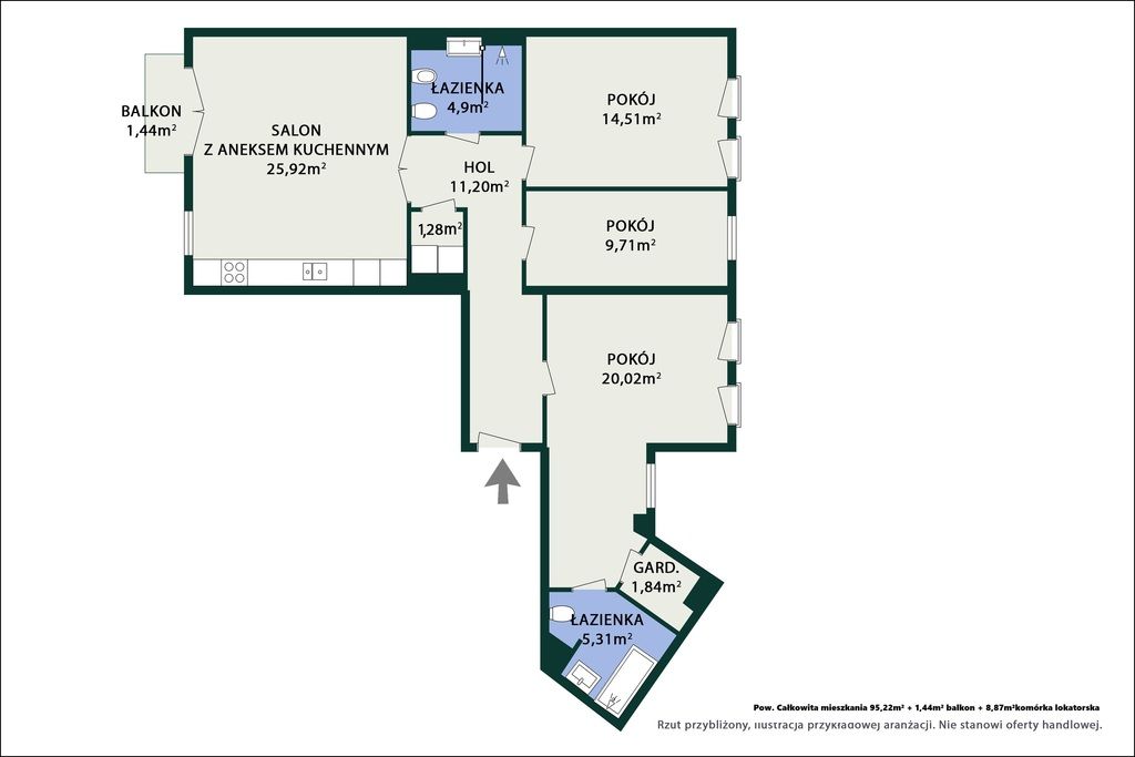 Mieszkanie 4-pokojowe Warszawa Włochy, ul. Obywatelska. Zdjęcie 24