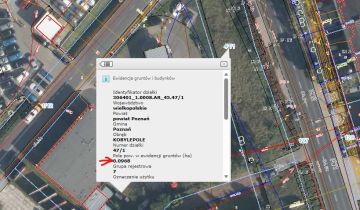 Działka inwestycyjna Poznań Nowe Miasto, ul. Ostrowska