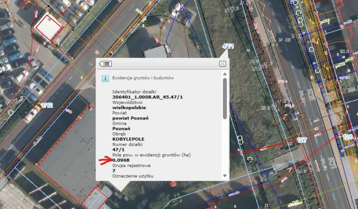 Działka inwestycyjna Poznań Nowe Miasto, ul. Ostrowska