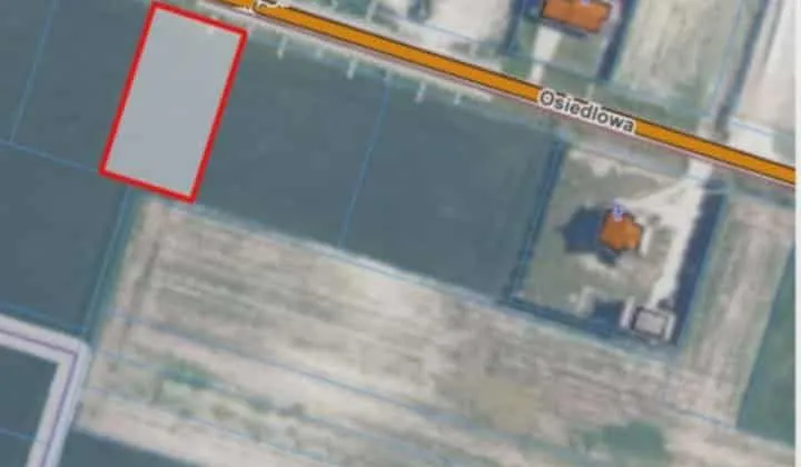 Działka budowlana Srebrzyszcze, ul. Osiedlowa