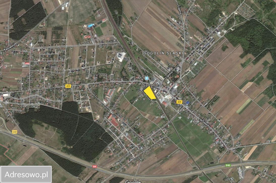Działka inwestycyjna Gogolin, ul. Kolejowa. Zdjęcie 1