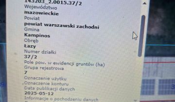 Działka rolno-budowlana Łazy