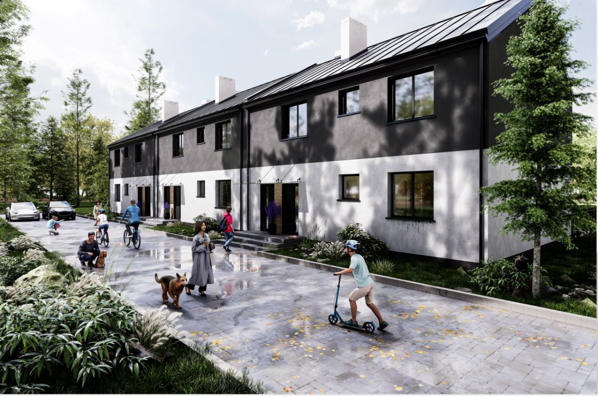 dom szeregowy, 4 pokoje Andrespol. Zdjęcie 2