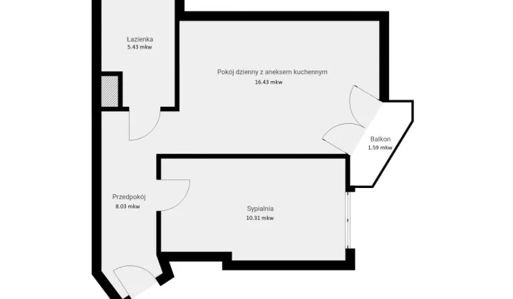 Mieszkanie 2-pokojowe Warszawa Praga, ul. Jagiellońska