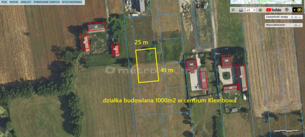 Działka budowlana Klembów