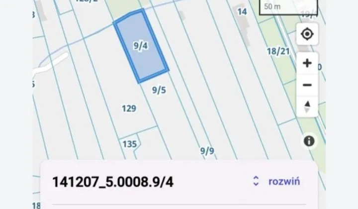 Działka budowlana Grabina, ul. Laurowa