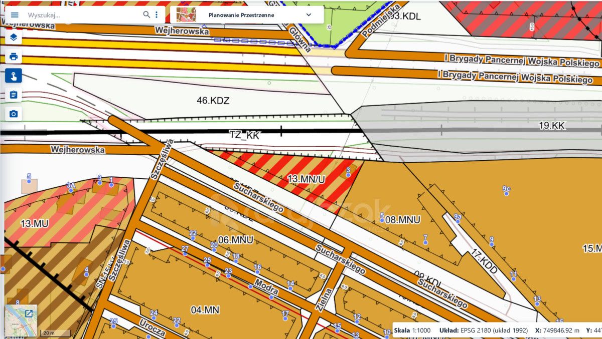 Działka inwestycyjna Wejherowo, ul. mjr. Henryka Sucharskiego. Zdjęcie 13