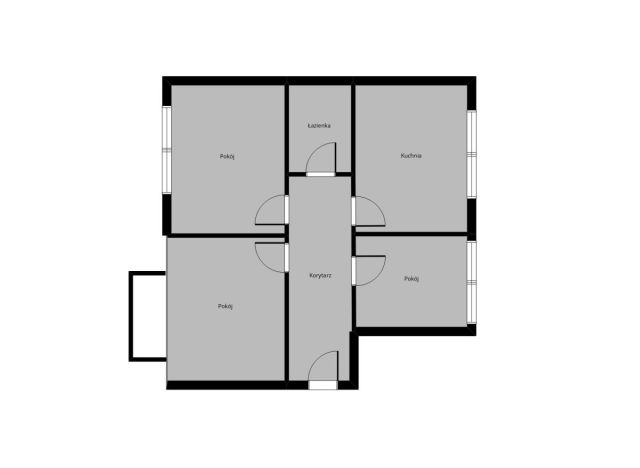 Mieszkanie 3-pokojowe Częstochowa Błeszno, ul. Mireckiego. Zdjęcie 1