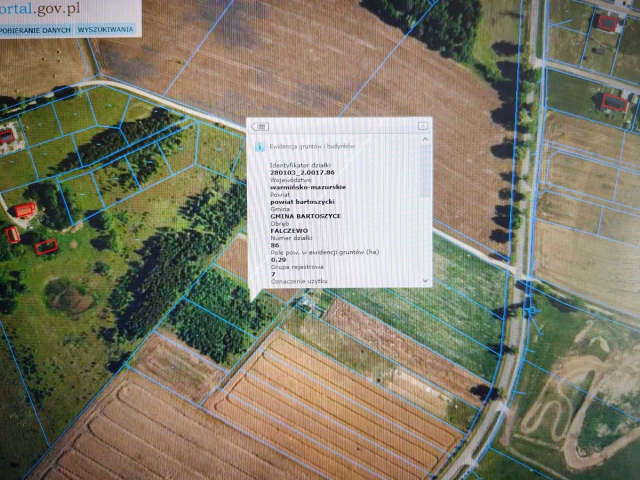 Działka rolna Falczewo. Zdjęcie 1