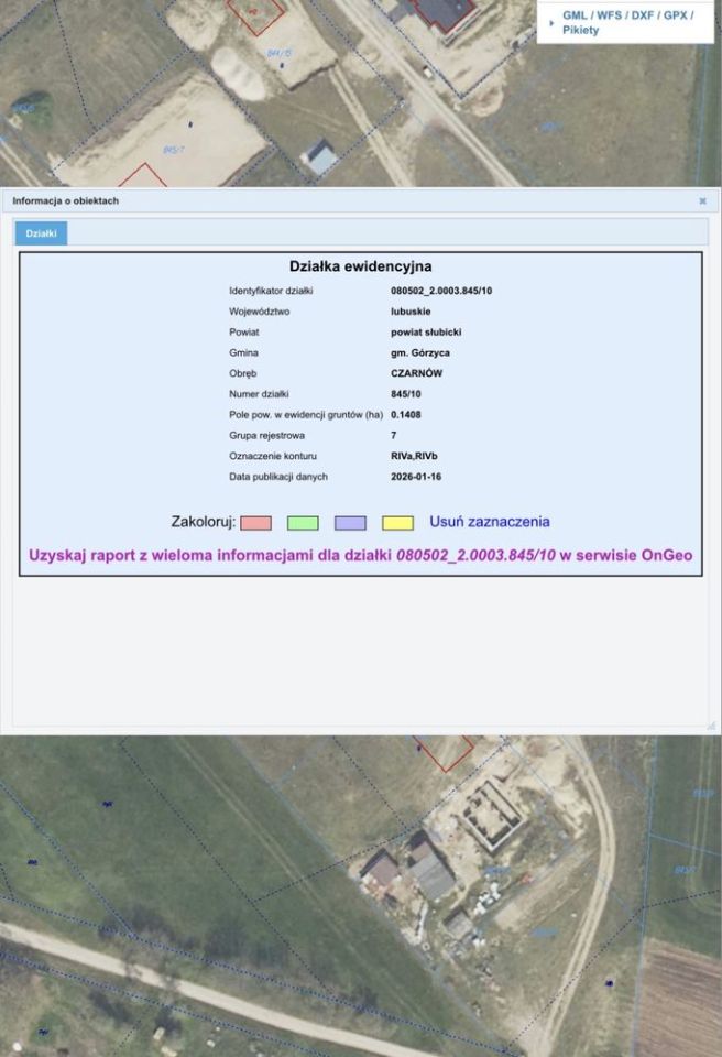 Działka budowlana Czarnów. Zdjęcie 2