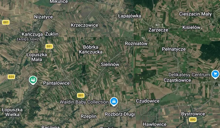 Działka rolna Siennów