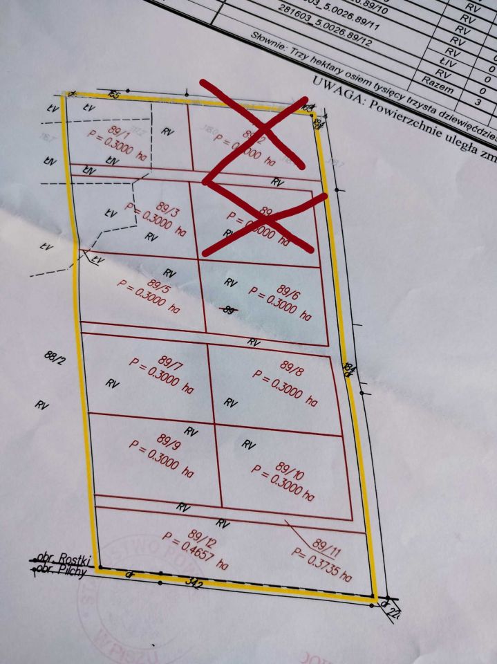 Działka rolna Rostki