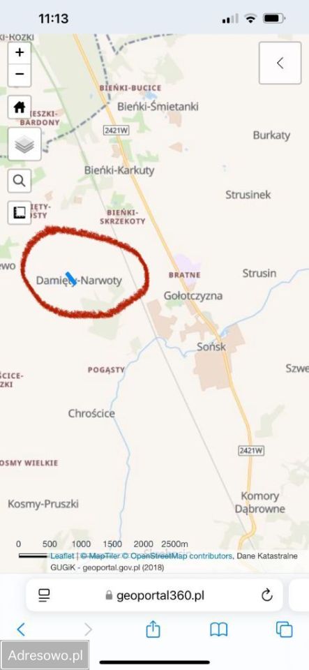 dom wolnostojący, 3 pokoje Damięty-Narwoty. Zdjęcie 12