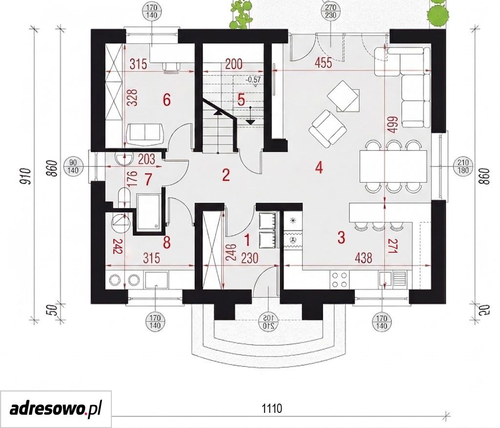 dom wolnostojący, 5 pokoi Michrów, ul. Brzozowa. Zdjęcie 20