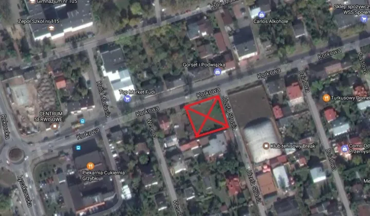 Działka inwestycyjna Warszawa Marysin Wawerski, ul. Korkowa