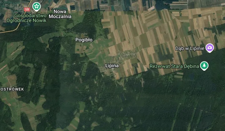 Działka rolno-budowlana Lipiny