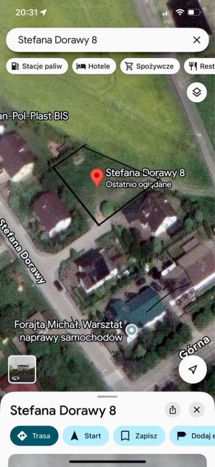 Działka budowlana Chełmża, ul. Stefana Dorawy