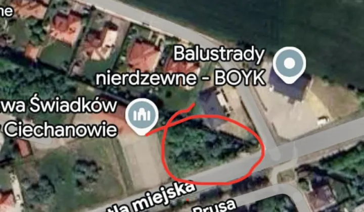 Działka budowlana Ciechanów, ul. Adolfa Dygasińskiego