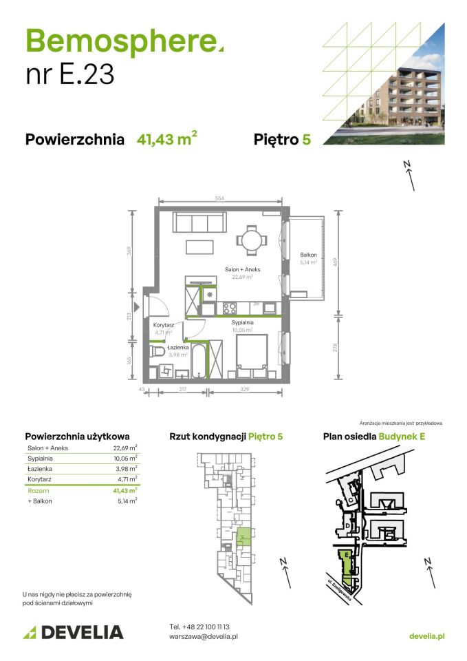 Mieszkanie 2-pokojowe Warszawa Chrzanów, ul. Szeligowska. Zdjęcie 7