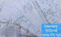 Działka budowlana Zalesiany. Zdjęcie 1