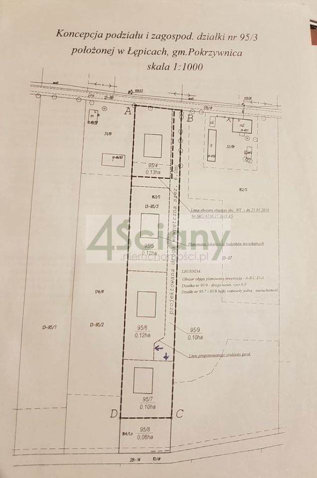 Działka budowlana Łępice. Zdjęcie 7