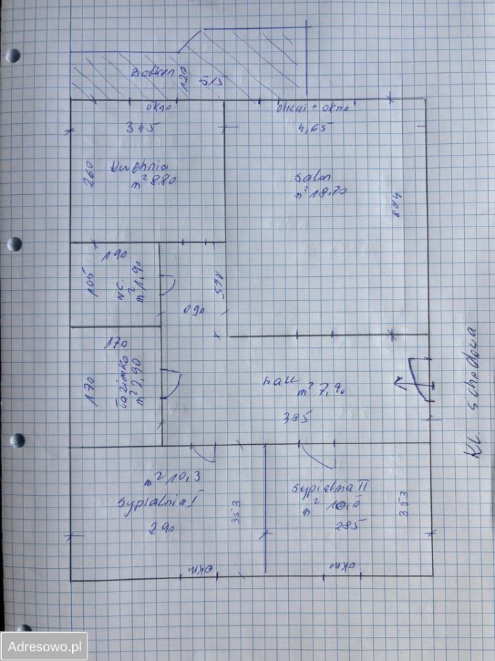 Mieszkanie 3-pokojowe Kalisz Dobrzec, ul. Prymasa Stefana Wyszyńskiego. Zdjęcie 4
