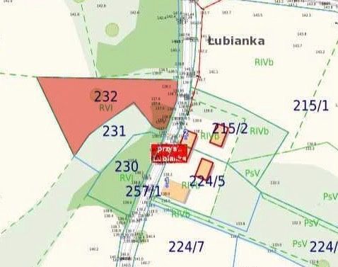 Działka rolno-budowlana Łubianka. Zdjęcie 1